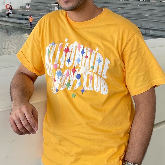 Billionaires boys club yellow T-shirt Large - Picture 2 of 4
